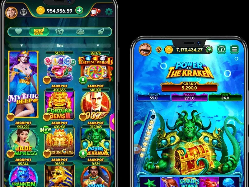 Hình ảnh đa dạng các loại game slot trên nền tảng KC88 và K88C